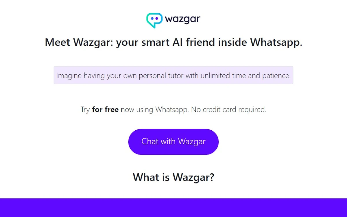 Captura de Wazgar - ChatGPT in Whatsapp