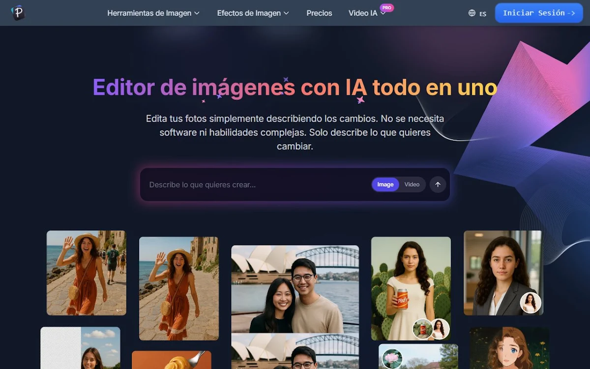 Captura de Pixfy AI