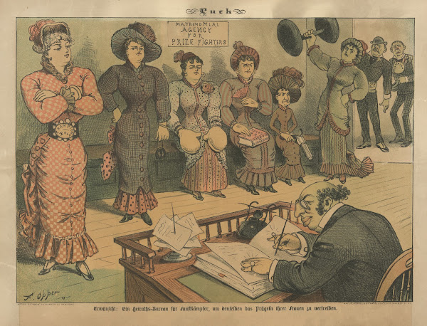 Matrimonial agency for prize fighters 1883