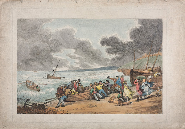 Embarking from Brighthelmstone to Dieppe 1787
