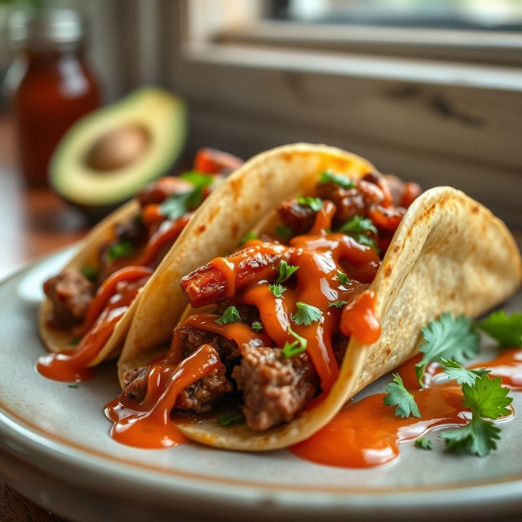 Easy Tacos de Alambre Recipe with Chorizo and Beef | 30-Minute Skillet finished