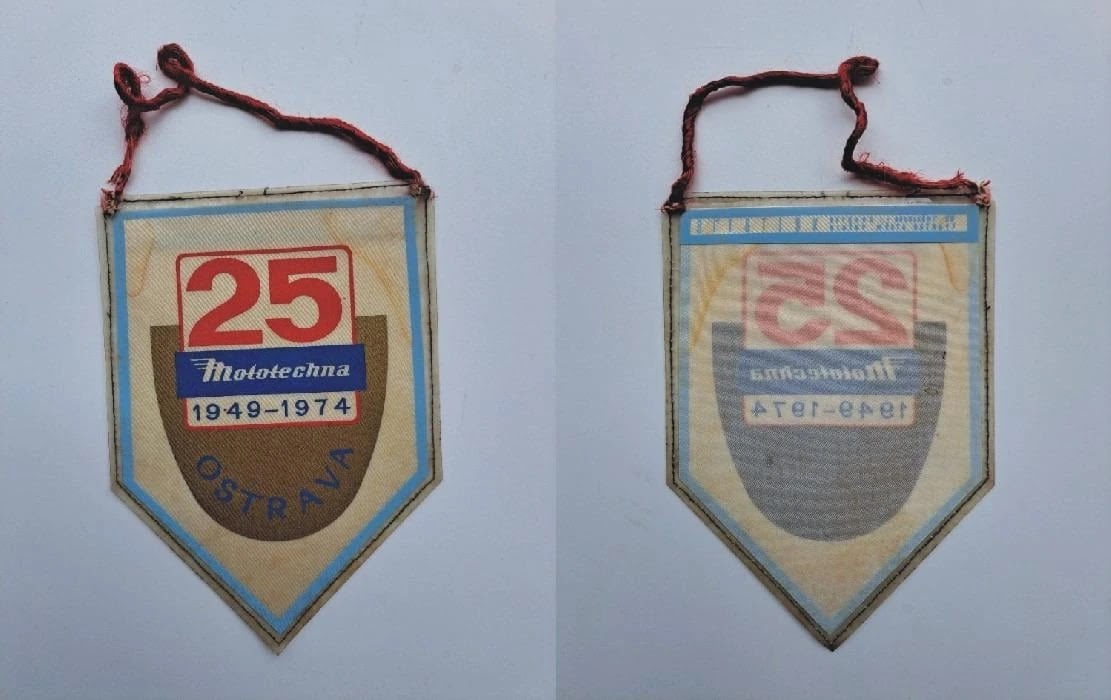 Vlaječka MOTOTECHNA Ostrava 25 LET (1949-1974) !!!