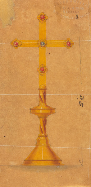 Design executed for Jones and Willis metal and wood workers and church furniture
