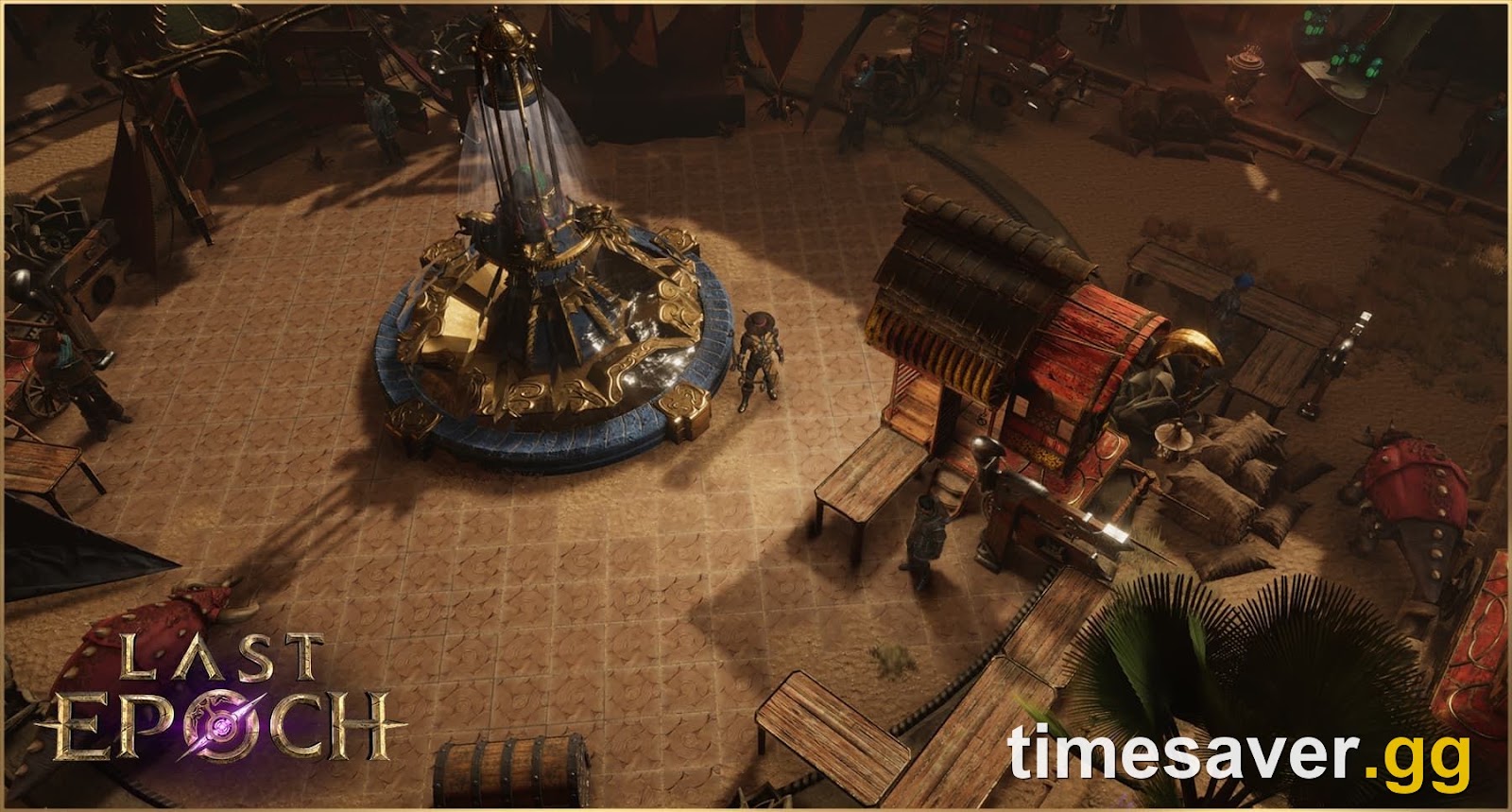 Last Epoch Merchant's Guild Bazaar area in Maj'Elka