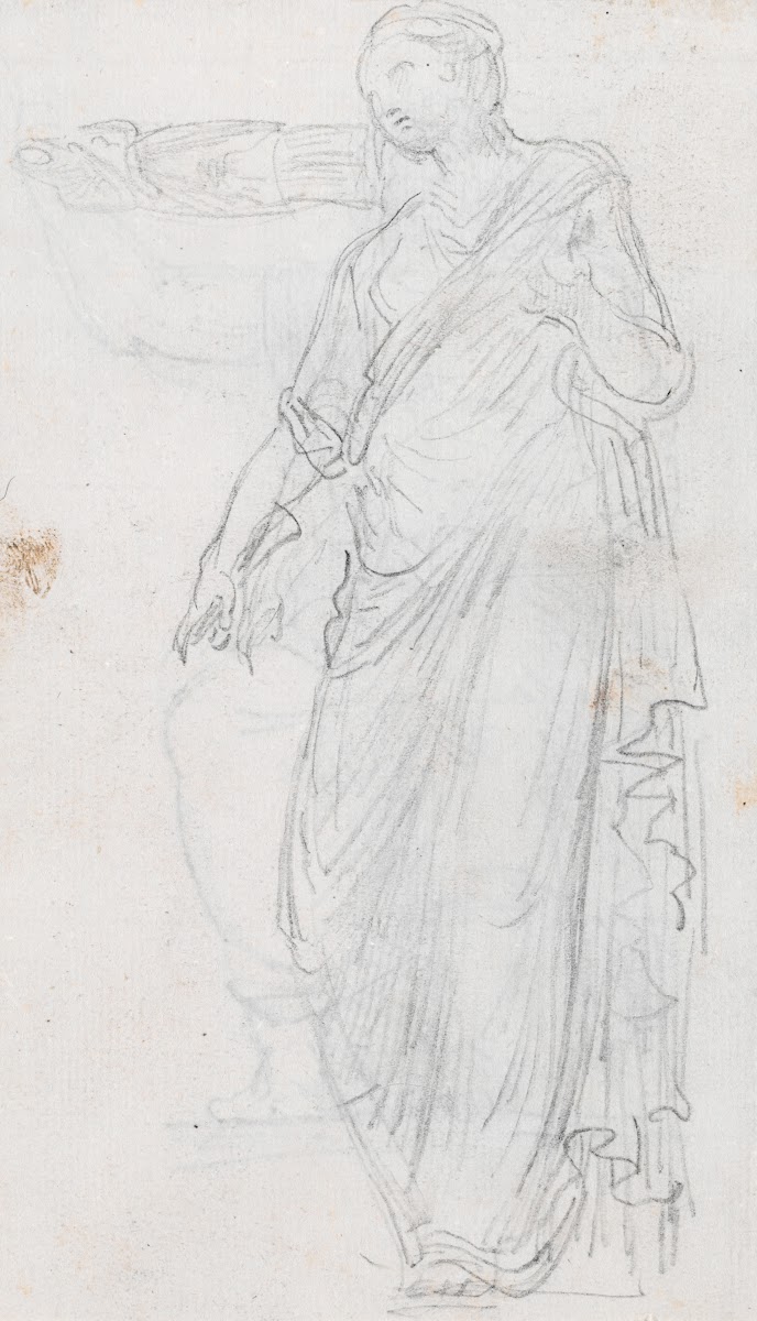 Woman in Toga verso probably c 1754 1765