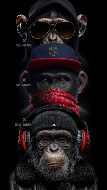 Monkeys Digital Art Picture