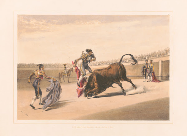 The leap or salta tras cuernos 1860 1870