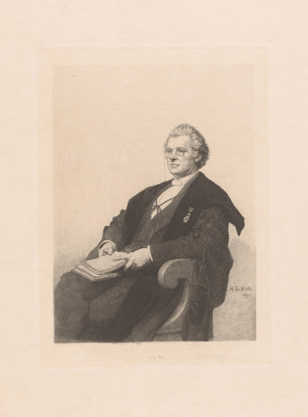 Portrait of Victor Chauvin seated in a chair 1891