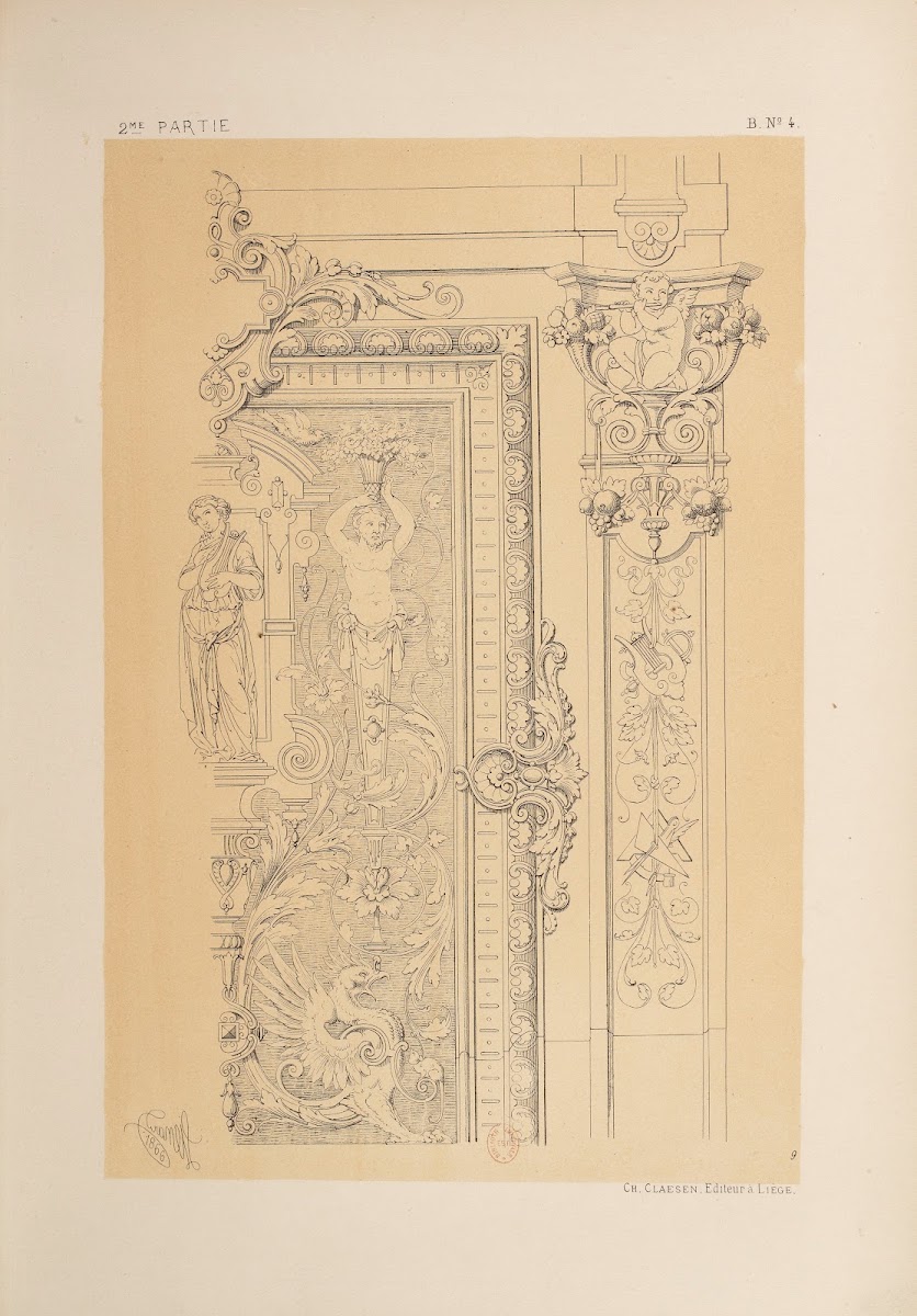 Panneau Pour Peinture Ou Tapisserie 1866