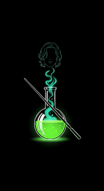 Neon Potion Magic Lab - Free mobile Wallpaper