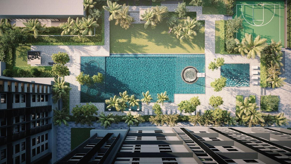 Luminar Residence, Federal Avenue — pool deck