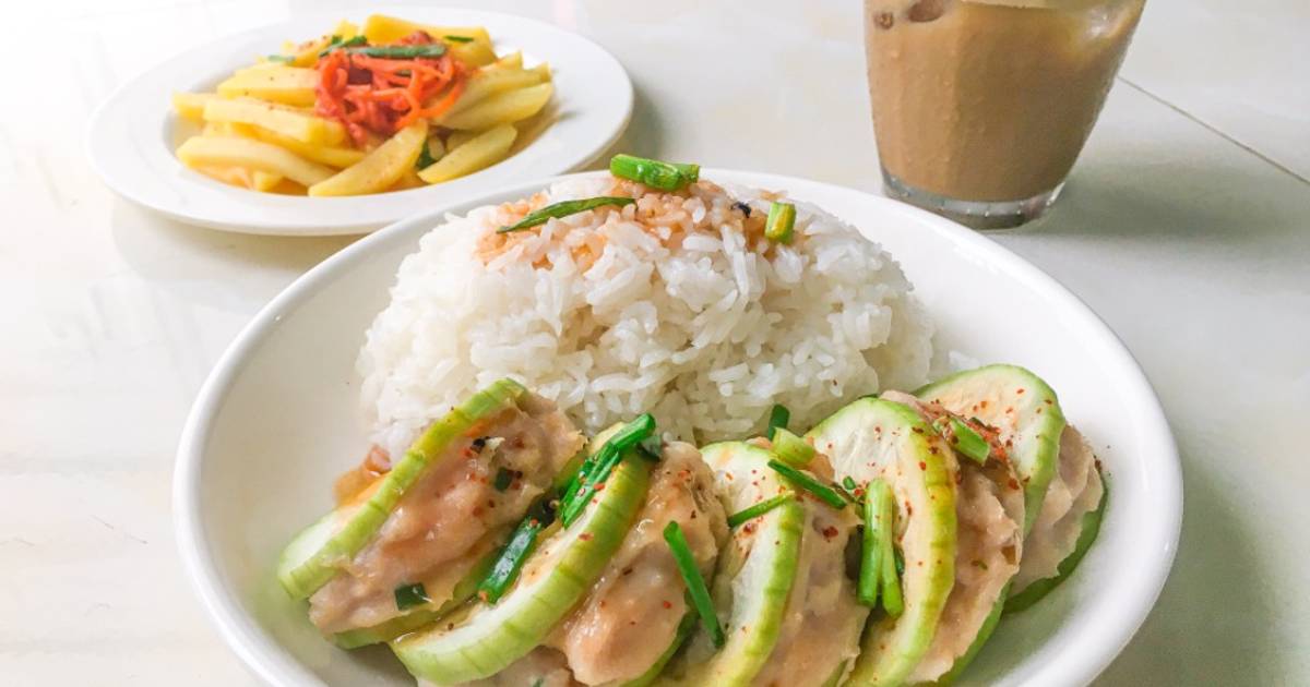 Bầu nhồi chả cá