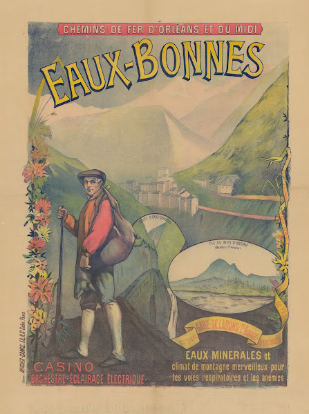 Chemins de Fer dOrléans et du Midi Eaux Bonnes Eaux minérales et climat de monta