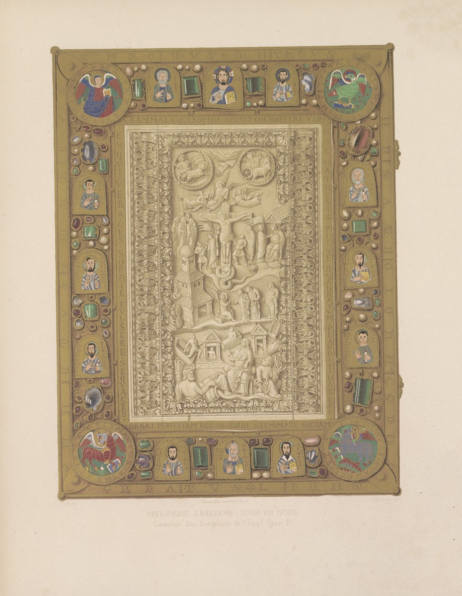 Couverture dun Evangéliaire de lEmpr Henri II 1859 1864
