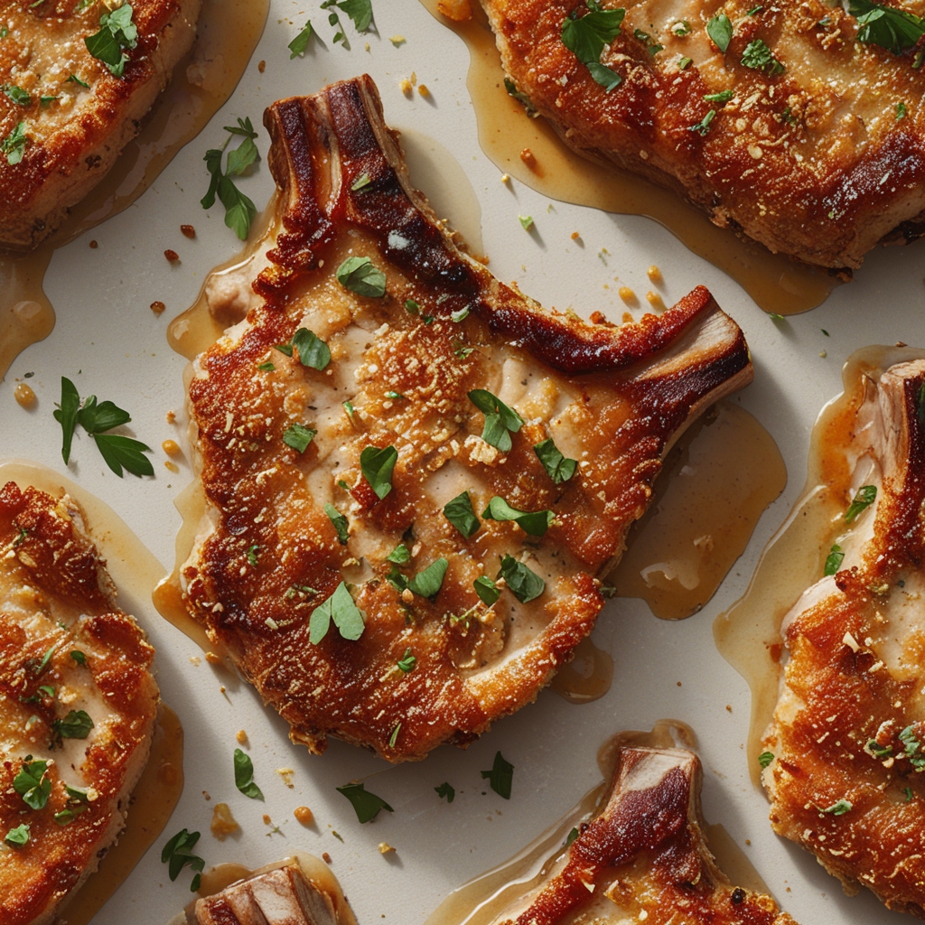 Crispy Parmesan Crusted Pork Chops - Easy Family-Friendly Dinner finished