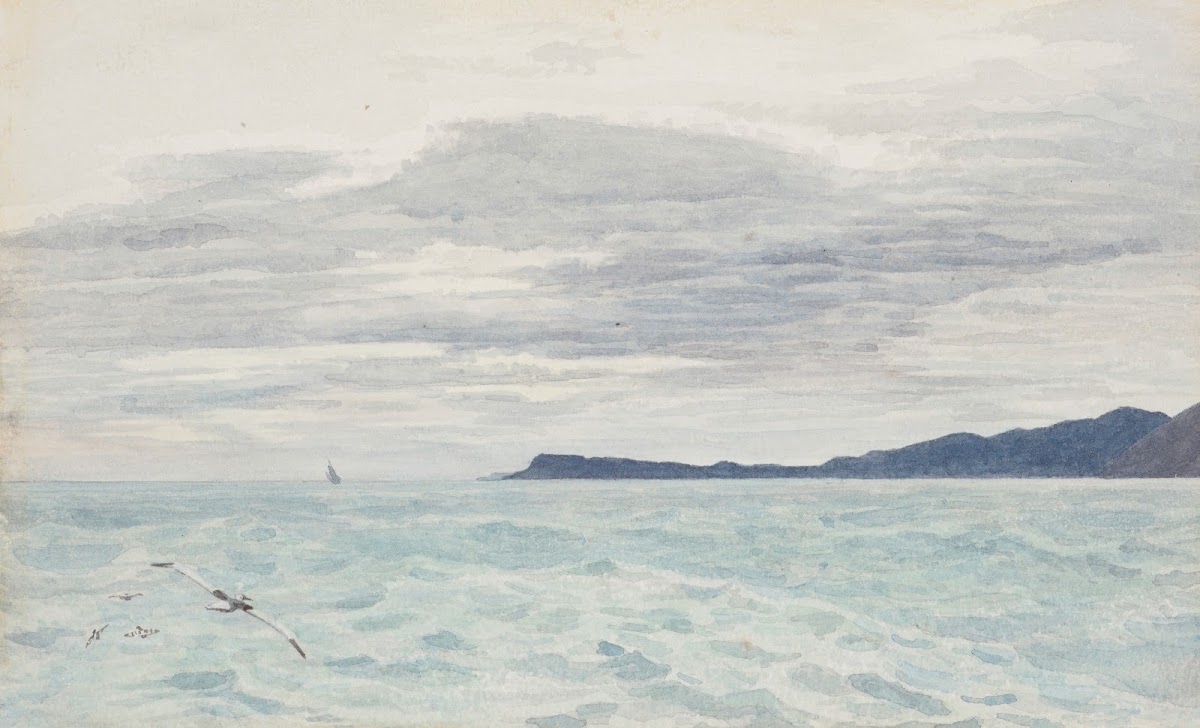 Headland near Greymouth 1860s