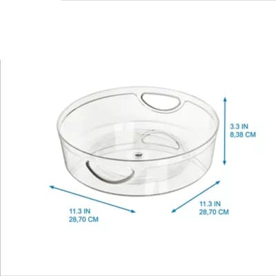 Organizador giratorio Squared Away™ transparente