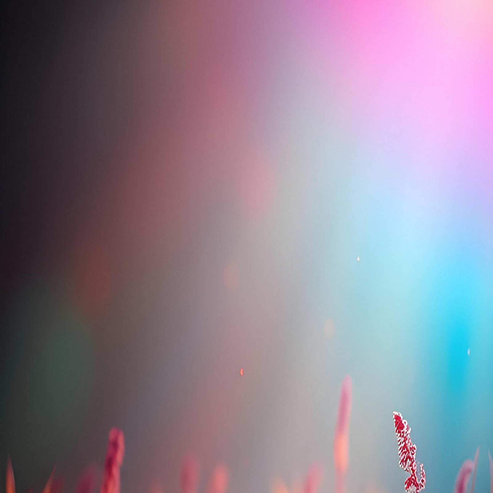 Download Vibrant Grass Under Neon Light 2K iPhone