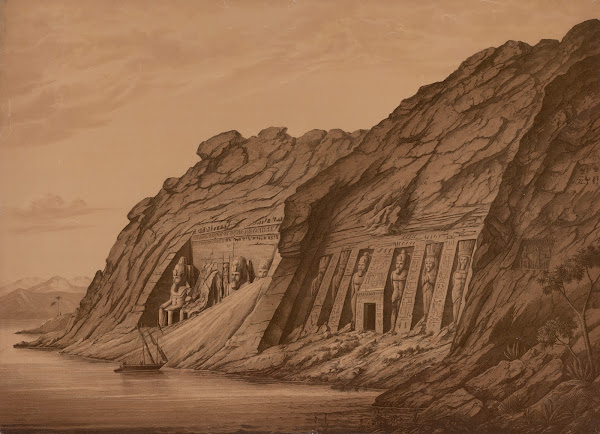 Rock quarries in Abu Simbel 1883