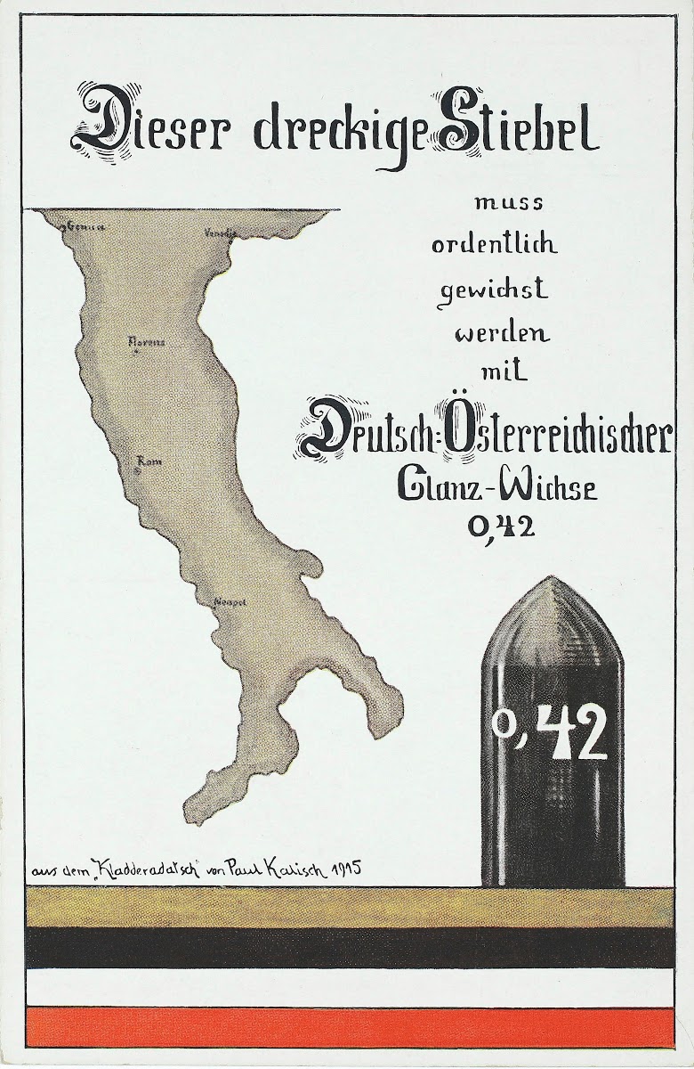 Dieser dreckige Stiebel 1915