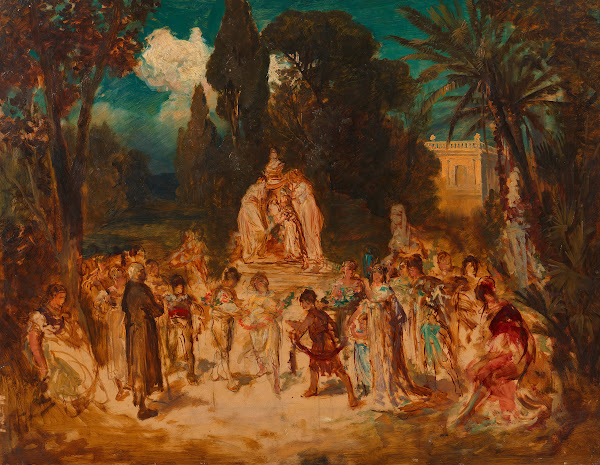 Huldigung für Hans Makart around 18801890