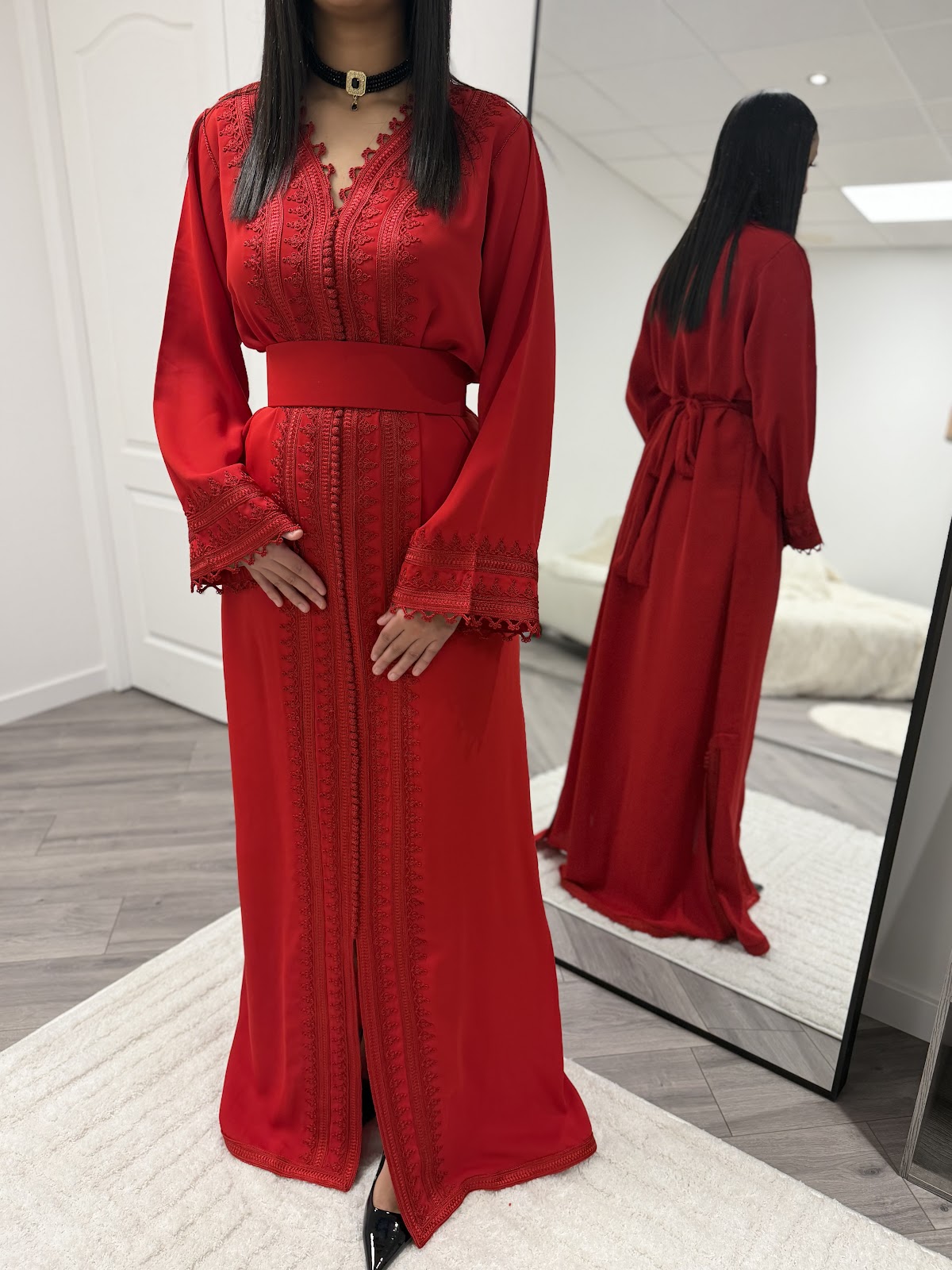 Caftan rouge — Maison Zahr