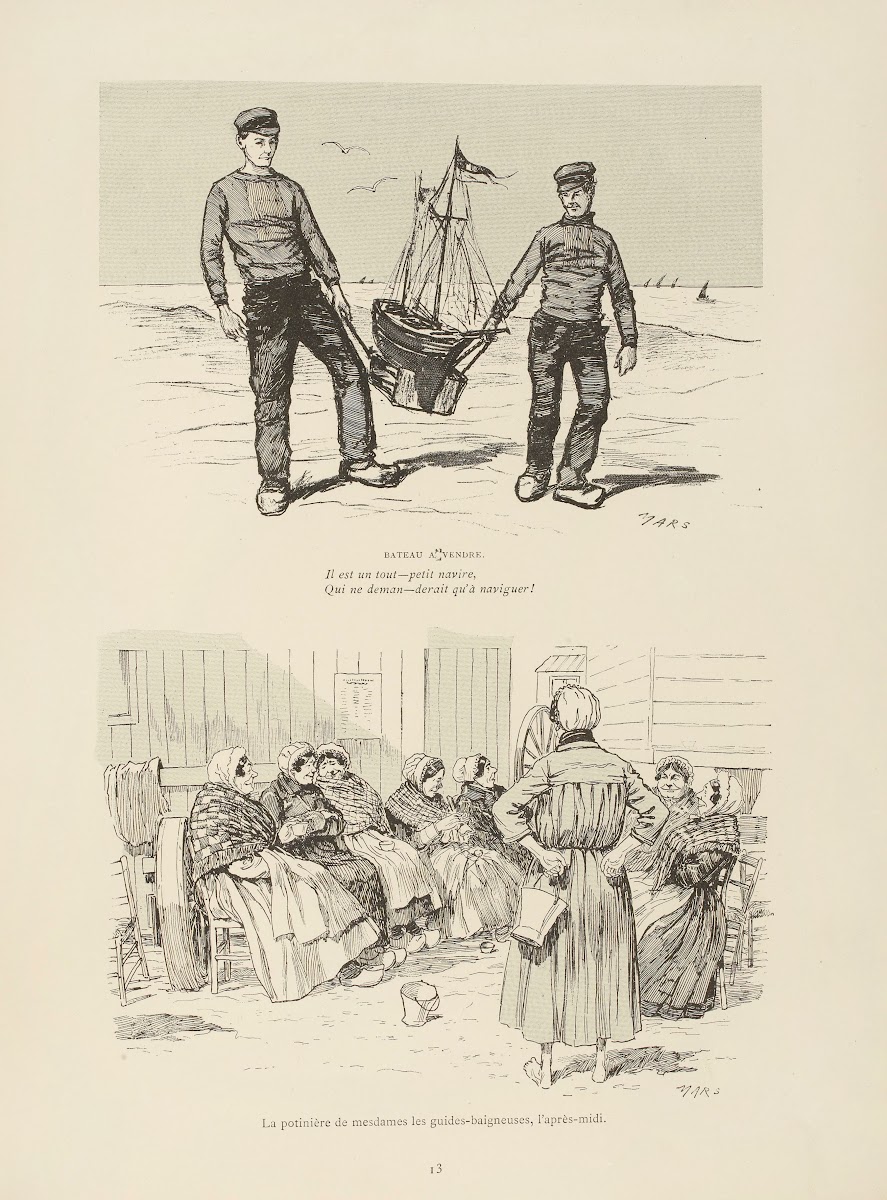 Aux bains de mer dOstende Pl13 1885