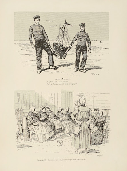 Aux bains de mer dOstende Pl13 1885