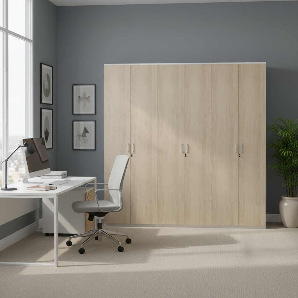 RADAR Color Full Height Six-Door Storage (File) Cabinet