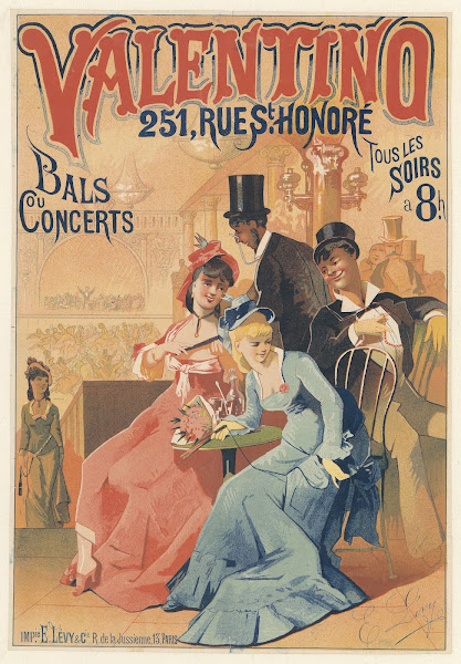 Valentino 251 rue St Honoré Bals ou concerts tous les soirs à 8 h 1876