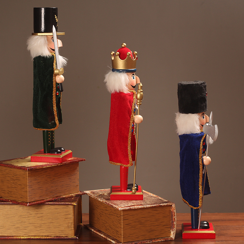 Nutcracker Soldier, 38 cm, Wood, Modern