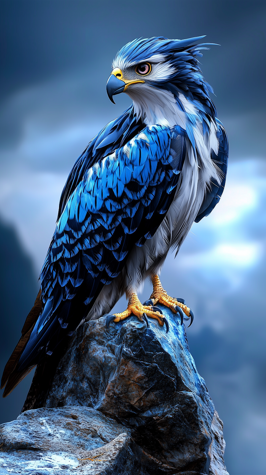 Blue Bird of Prey Pictures