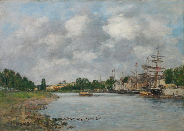View of the Port of Saint Valéry sur Somme 1891