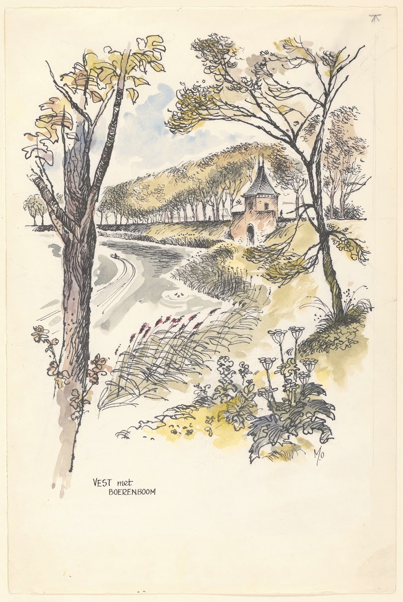 Vest met boerenboom te Enkhuizen 1940 1970