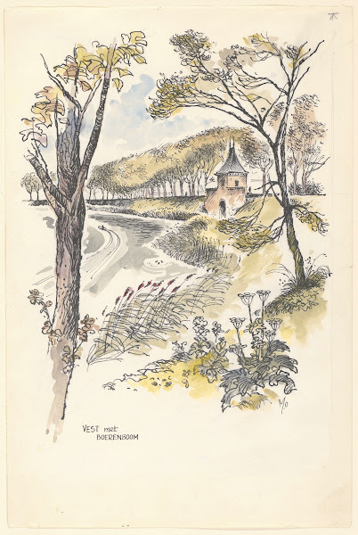 Vest met boerenboom te Enkhuizen 1940 1970