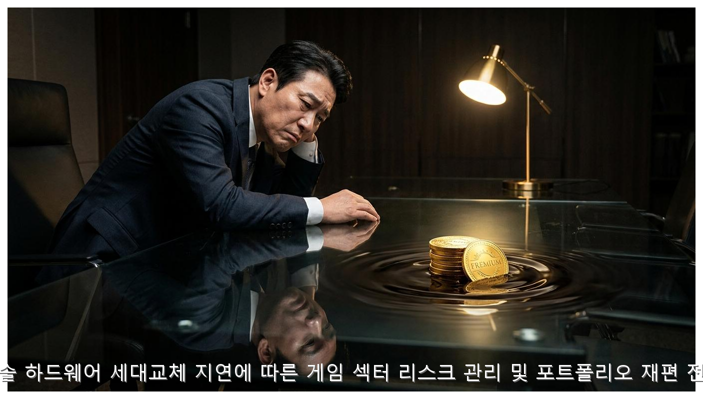 콘솔 하드웨어 세대교체 지연에 따른 게임 섹터 리스크 관리 및 포트폴리오 재편 전략 핵심 안내 및 분석 인포그래픽 (3)
