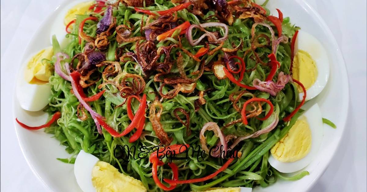 Rau muống trộn