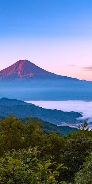 Mount Fuji, Japan Landscape, Cloudscape, Nature Photography 4K Wallpaper Background