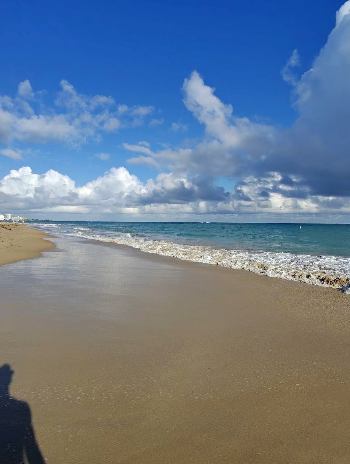 Small, gentle waves at Ocean Park Beach