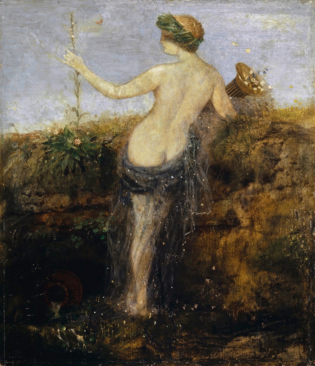 Nymphe with Horn of Plenty 1866
