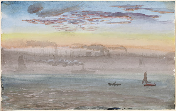 East River Sunrise 1862