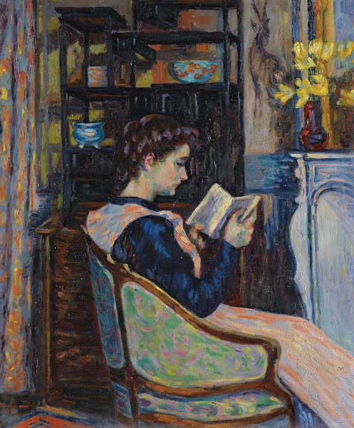Mademoiselle Guillaumin Lisant 1907