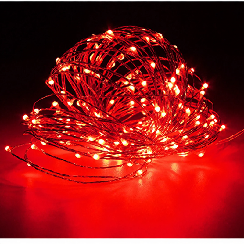 LED-Lichterkette mit Batteriekasten