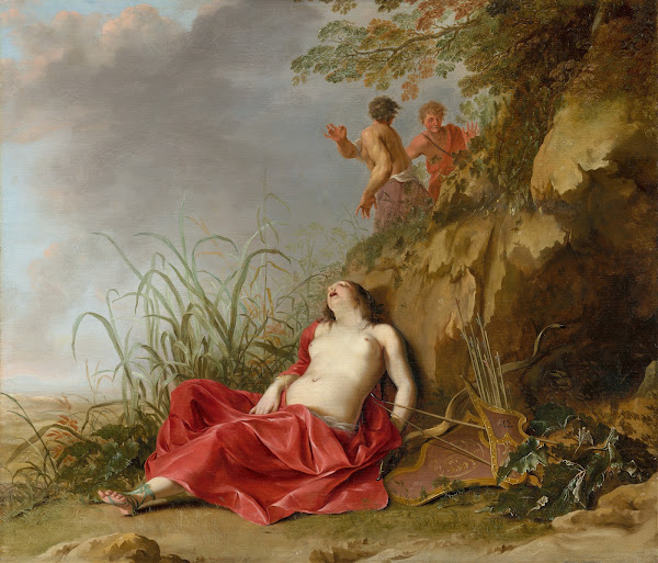A Hunting Nymph Asleep C 1640   1650