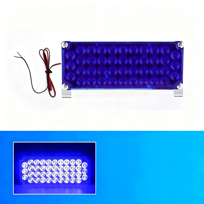 LED Flashing Light, Triangular, 12-24V