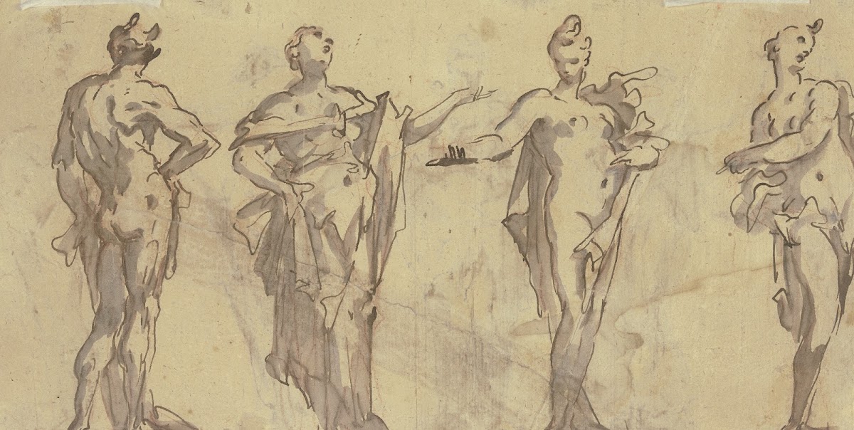 Four statues