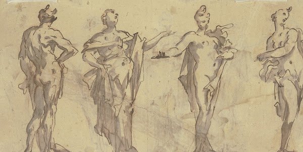 Four statues