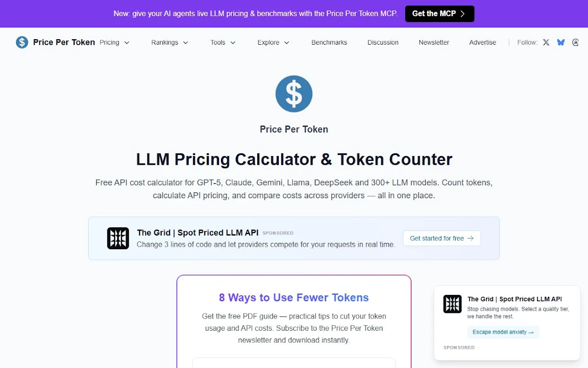 Captura de LLM Token Counter