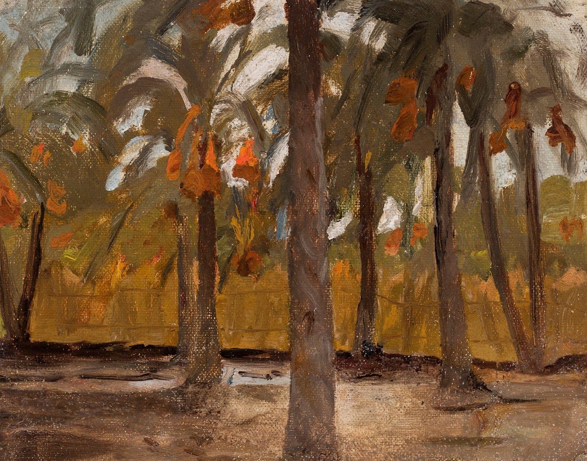 Egyptian palm forest From the journey to Egypt 1903