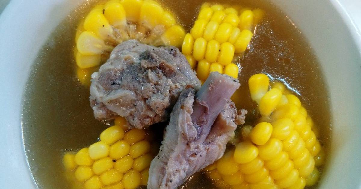 Canh sườn nấu bắp